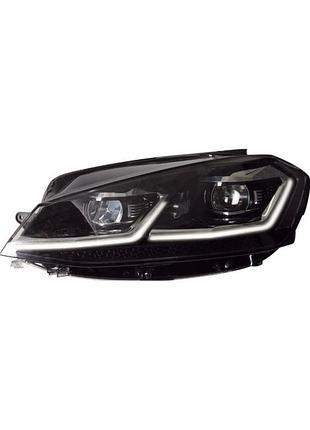 Передні фари silver style 2017-2026 (для 2012-2017, 2 шт) для volkswagen golf 7/e-golf 2012-2020 рр