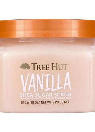 Сахарный скраб для тела tree hut vanilla shea sugar scrub, 510 г
