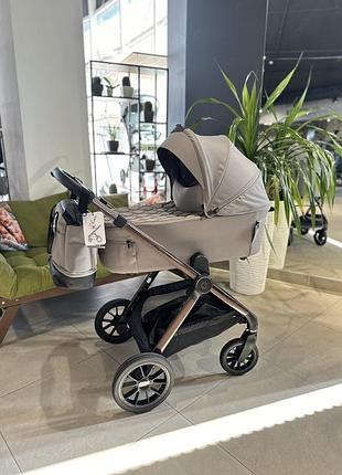 Універсальна дитяча коляска 2в1 espiro code 109 unusually taupe