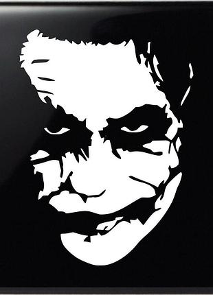 Наклейка джокер joker белый, 50х37 см