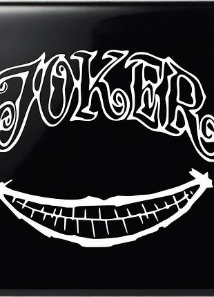 Наклейка джокер joker белый, 25х30 см