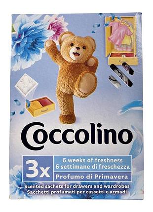 Ароматизатор для гардероба coccolino весенняя свежесть profumo di primavera 3шт