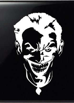 Наклейка джокер joker белый, 45х28 см