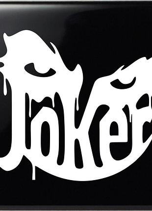 Наклейка джокер joker белый, 41х45 см