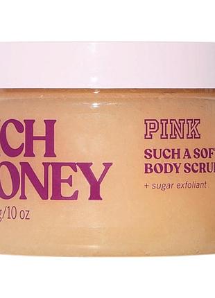 Скраб для тіла pink victoria's secret rich honey nourishing body scrub