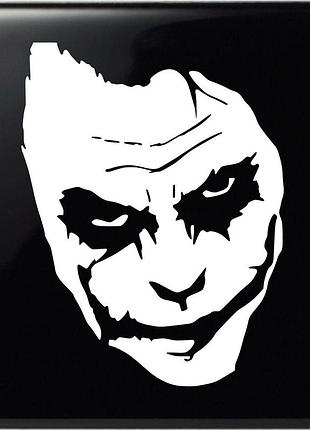 Наклейка джокер joker белый, 35х27 см