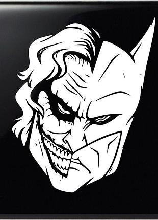 Наклейка джокер joker белый, 55х39 см