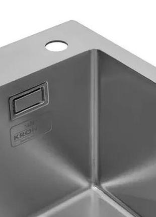 Кухонная мойка kroner krp gebürstet - 4050hm (3.0/1.0 мм)