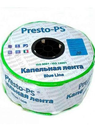 Крапельна стрічка, щільова blue line 0,18 (20cм) 1000м bl-20-1000 тм presto-ps