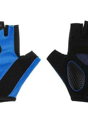 Рукавички з короткими пальцями catch 20 blue/black m тм onride