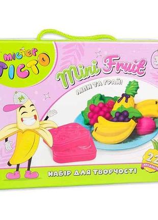 Набор для творчества мистер тесто mini fruit на украинском языке 41009 тм strateg