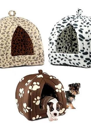 Дом собака pet hut коричневый