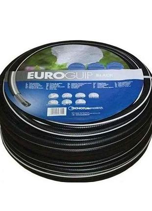 Шланг для поливу 3/4 (50м) euro guip black (бухта) tm tecnotubi