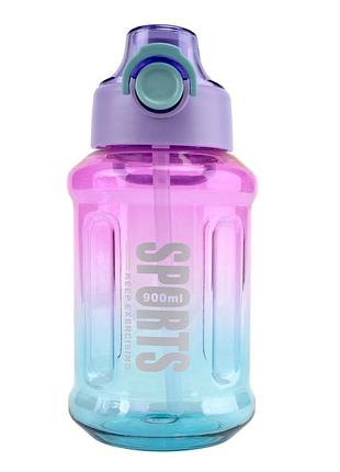 Пляшка для спорту "bubble fresh", 900 мл * рандомний вибір дизайну elisey