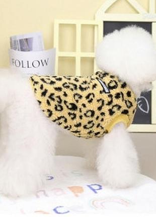 Жилет good luck leopard бежевий l