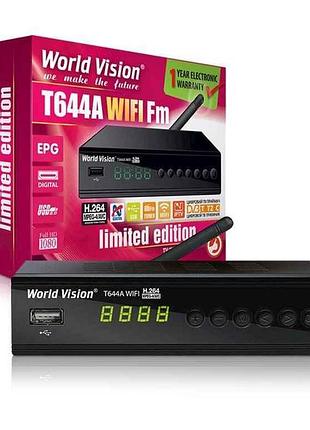 Т2 ресивер t644a wifi тм world vision