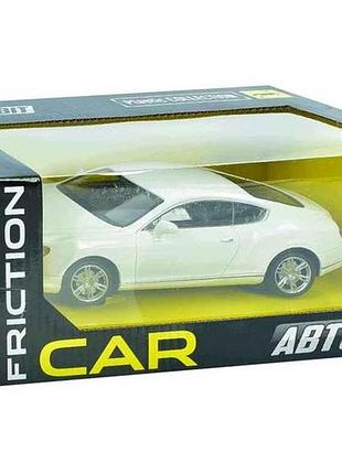 Машина 19,5см белый авто-свит 1:24 bentley continental gt инерц as-3009 тм metr