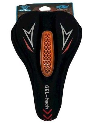 Чехол-накладка на седло gel-tech для велосипеда 28.5*19см vl97806 тм stenson