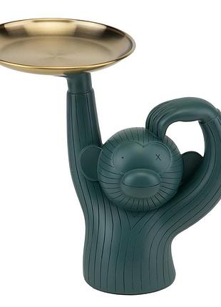 Статуетка "monkey" 25 см, зелена elisey