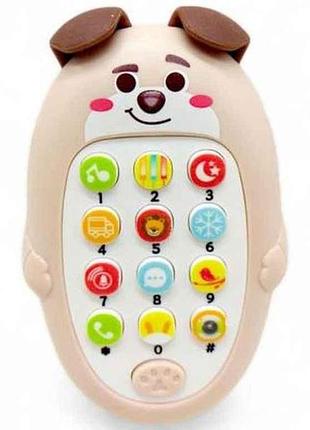 Телефон 13.8*3*8,8см бежевый арт.626-15 тм 7toys