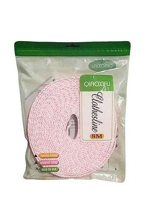 Мотузка білизняна 8м з гачками b-3008 тм prc