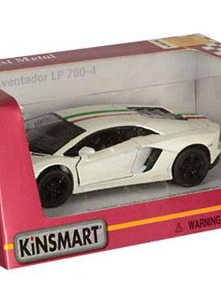 Машинка kt 5355 wf 12,5см білий метал інерц-я 1:38 тм kinsmart