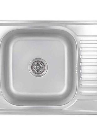 Мойка врезная 580х480х180мм 1 5848, micro decor 0,8мм brin5848mdec08 тм brindex