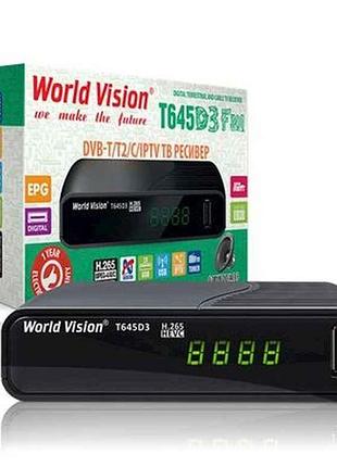 Т2 ресивер t645d3 fm тм world vision