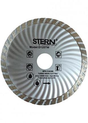 Диск алмазний stern turbo 125х2.6х22.2