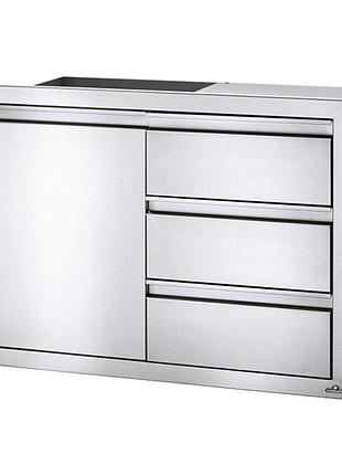Модуль з 1-ма дверима і 3-ма висувними ящиками (91*61 см) код: 008695