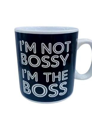 Чашка 900мл im the boss в под. коробці 3240 тм китай