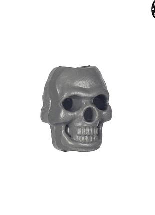 M-tac намистина skull stopper grey