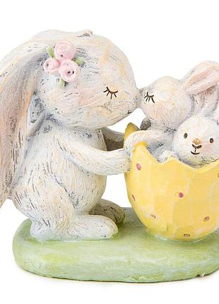 Фігурка "кролиця з малюками", 12 см elisey