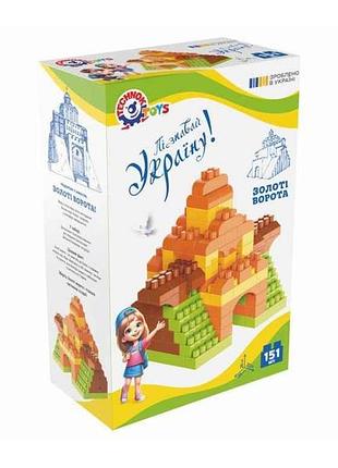 Конструктор 151 деталей №3 арт.0372 тм технок