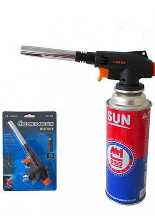 Газовая горелка циклон, cyclone flame gun 930 с пьезоподжигом