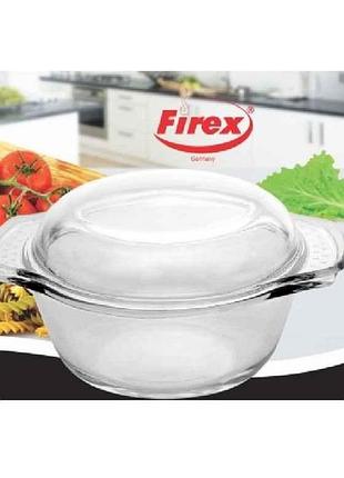 Каструля (термоскло) 2.0л з кришкою 25.3 * 20.4 * 13см 236827 тм firex