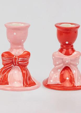 Подсвечник "новогодний бантик", 10,7 см elisey