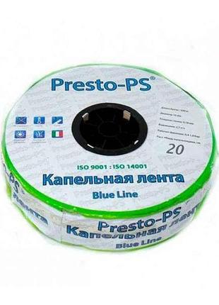 Крапельна стрічка, щільова blue line 0,16 (20cм) 500м bl-20-500 тм presto-ps