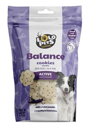 Ласощі lolopets active для суглобів і кісток, бісквіт, 350 г
