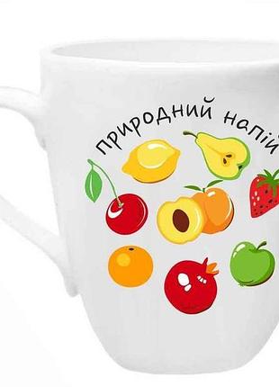 Чашка 350мл природный напиток тм farglass