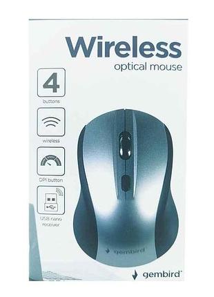 Мишка бездротова компютерна musw-4b-02-bs тм gembird