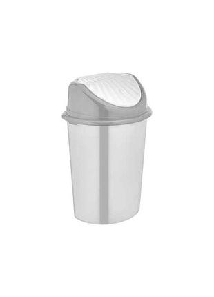 Смітник 1,7л білий shell 4151 00 пластик тм bursev