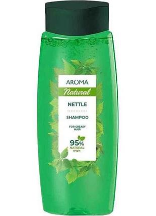Шампунь 400мл natural кропива тм aroma
