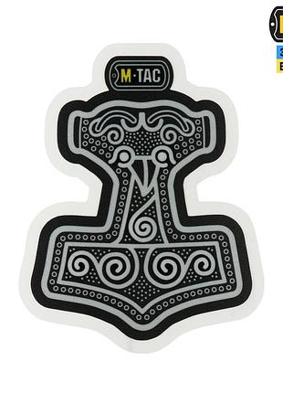 M-tac-наклейка mjölnir large світловідбивна black