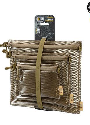 M-tac комплект органайзеров zip pocket set elite coyote