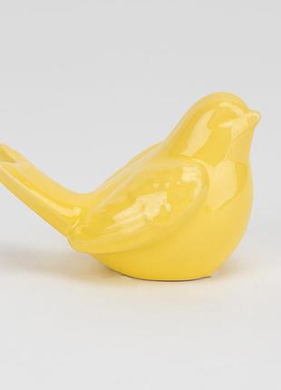 Фигурка "птичка", желтая, 11 см elisey
