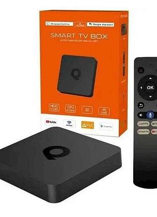 Smart приставка android q1 голосовое управление 2гб/16гб тм allwinner