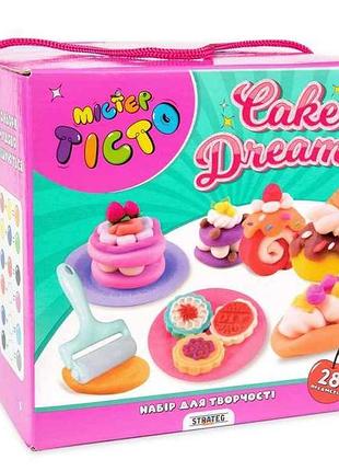 Набір для творчості містер тісто cake dream українською мовою 41014 тм strateg