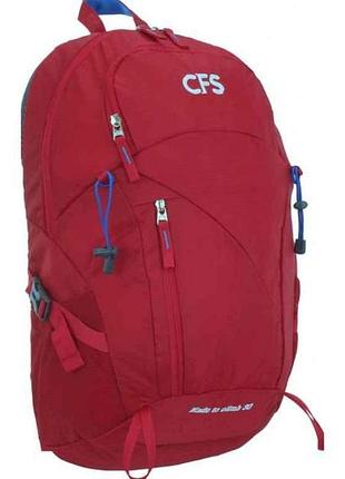 Рюкзак поліестр червоний 46*28*13см спортивний 820 арт.cf86124 тм coolforschool