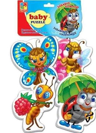 Бебі пазли веселі комашки vt1106-82 тм vladi toys